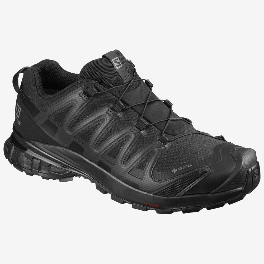 Chaussures De Randonnée Salomon Femme Noir - Salomon XA PRO 3D V8 GORE TEX - France (8235-IKEQO)